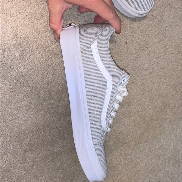 Grey, white stripped vans - Picture 3 of 6